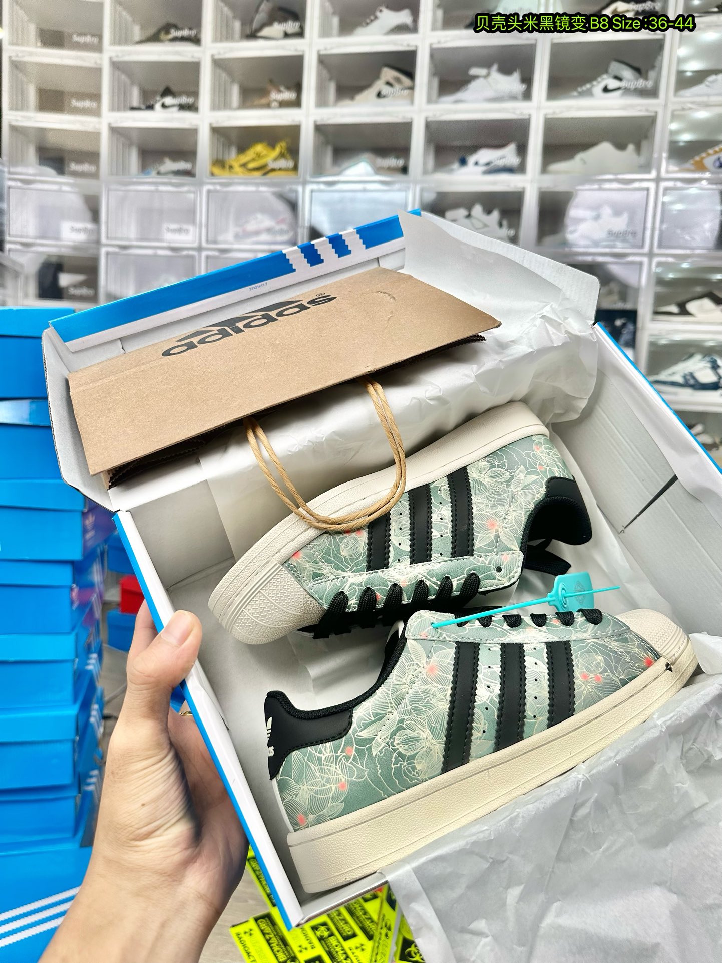  贝壳头米黑静变 B8河北最高版本 对标莆系 高版本套楦工艺 正确版型 尺码36-44 男女码现货