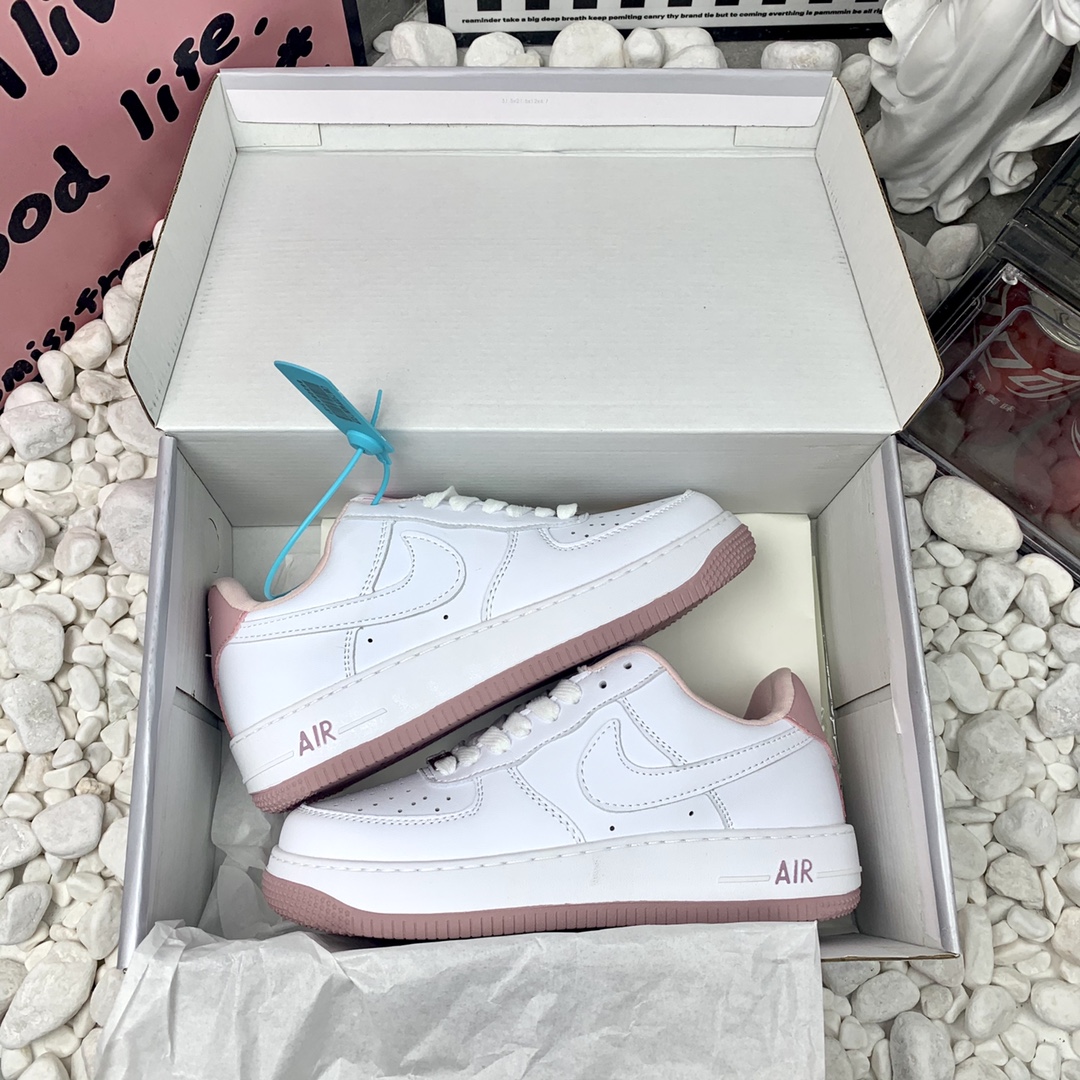  空军白粉 高版本 顶级 厚底 Nike Air Force 1 Low 尺码 36-44 男女现货 N1
