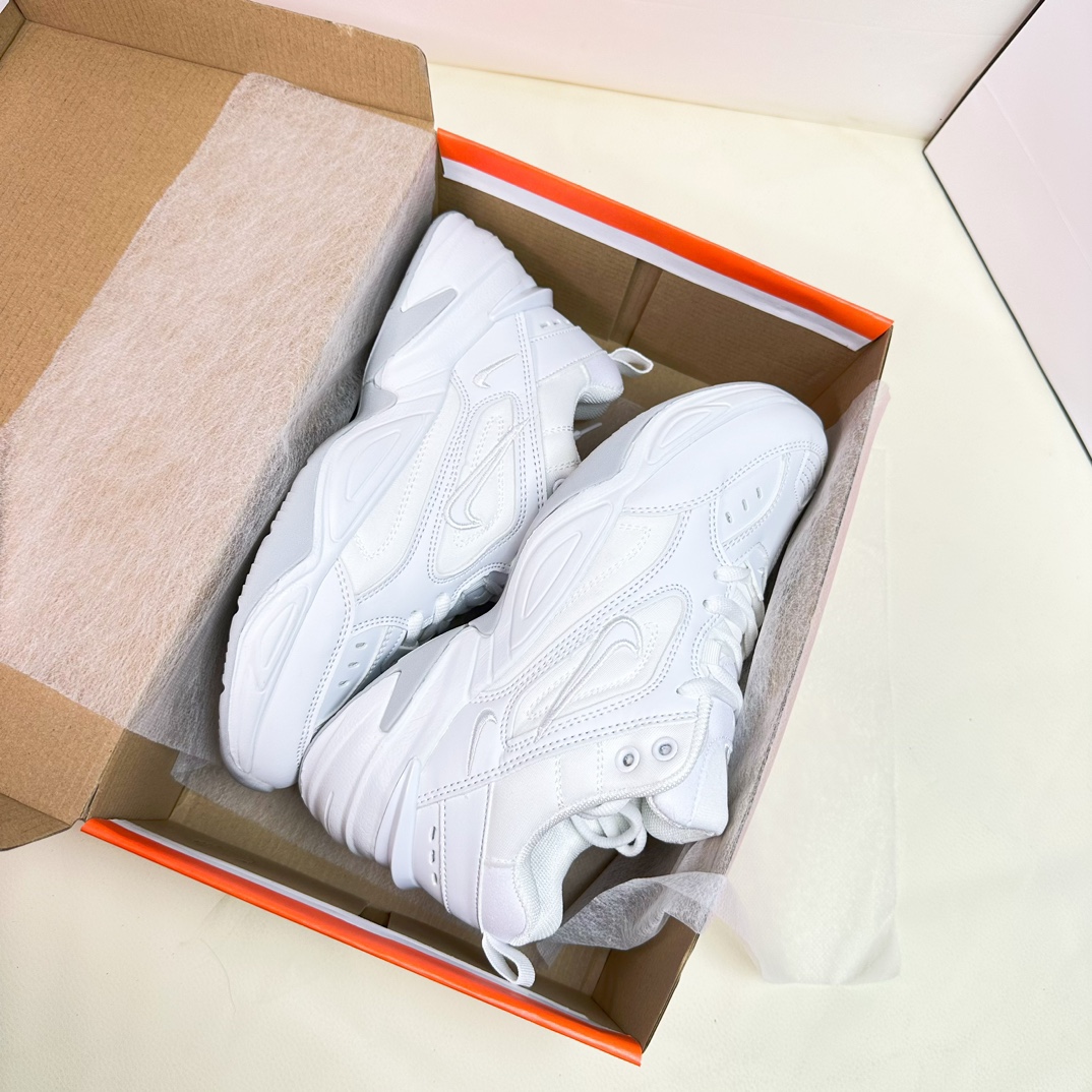  Nike 河北最高版本M2K Tekno老爹鞋 全白正确版型 图片实拍品质码数size：36～44码