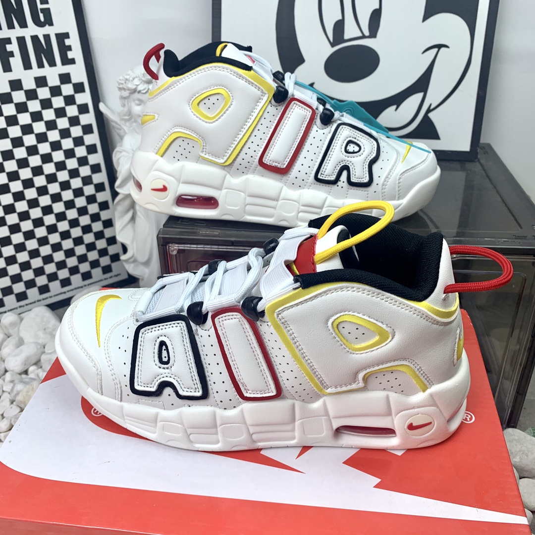  Nike Air More Uptempo 皮蓬 [大AIR]  外星人 36-44码 气垫大底 真皮材质 W1
