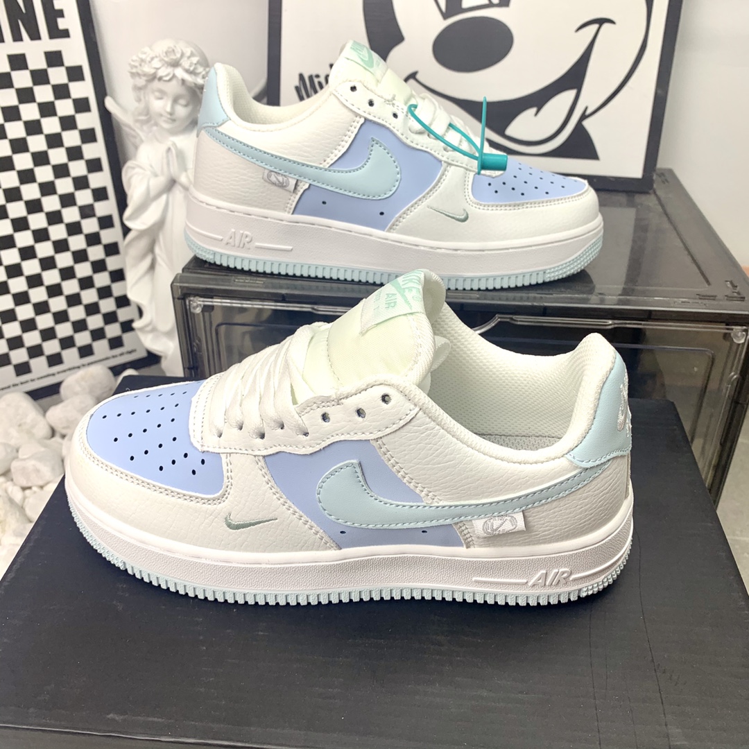 高版本AF1小勾 空军一号月光白 男女款36-44码！W1