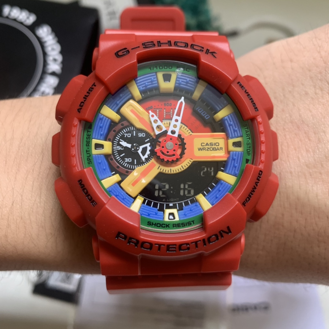 卡西欧  ga-110系列番茄炒蛋大实拍图片