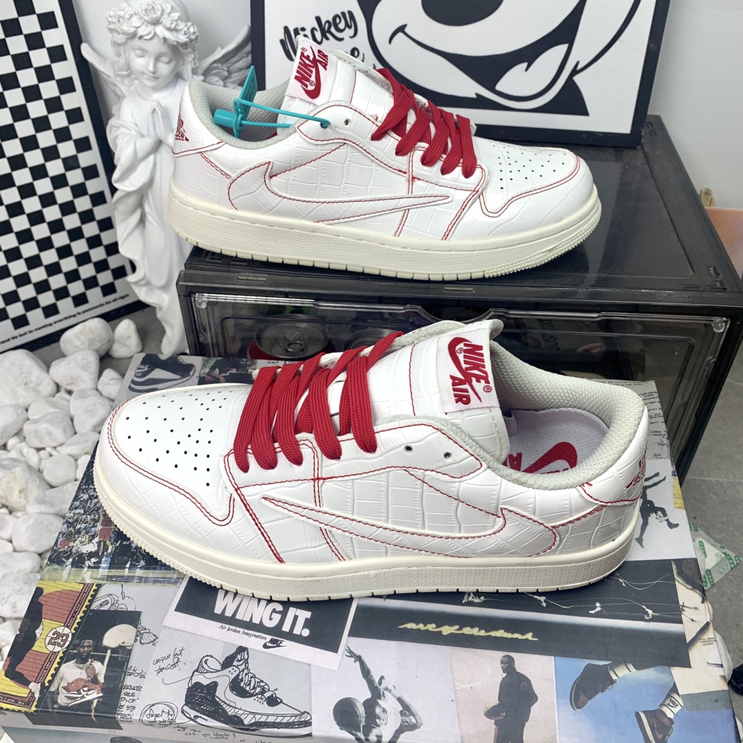 Air Jordan 1 Low Aj1低帮 兔八哥白红 码数36-44 男女现货