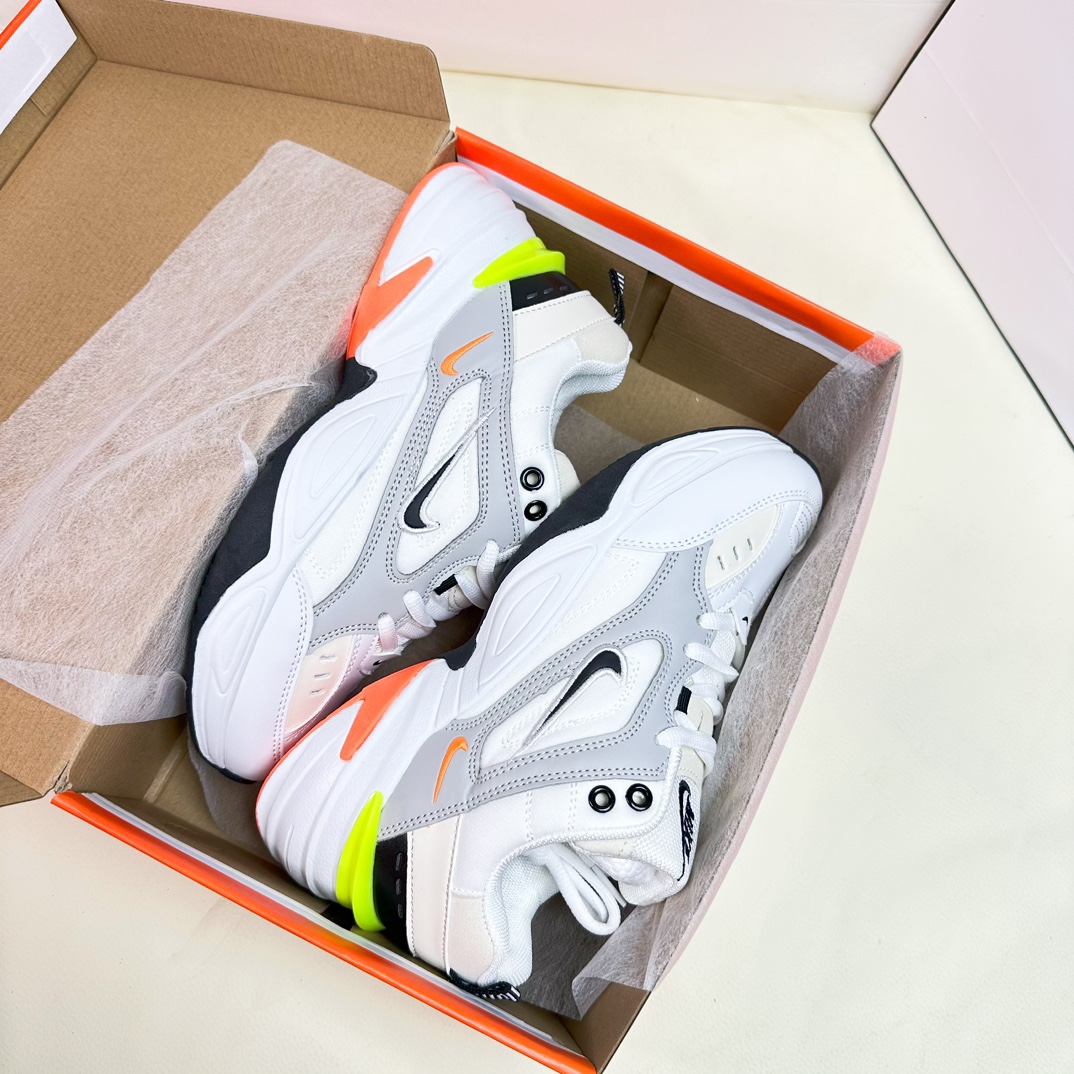  Nike 河北最高版本M2K Tekno老爹鞋 白绿橙正确版型 图片实拍品质码数size：36～44码