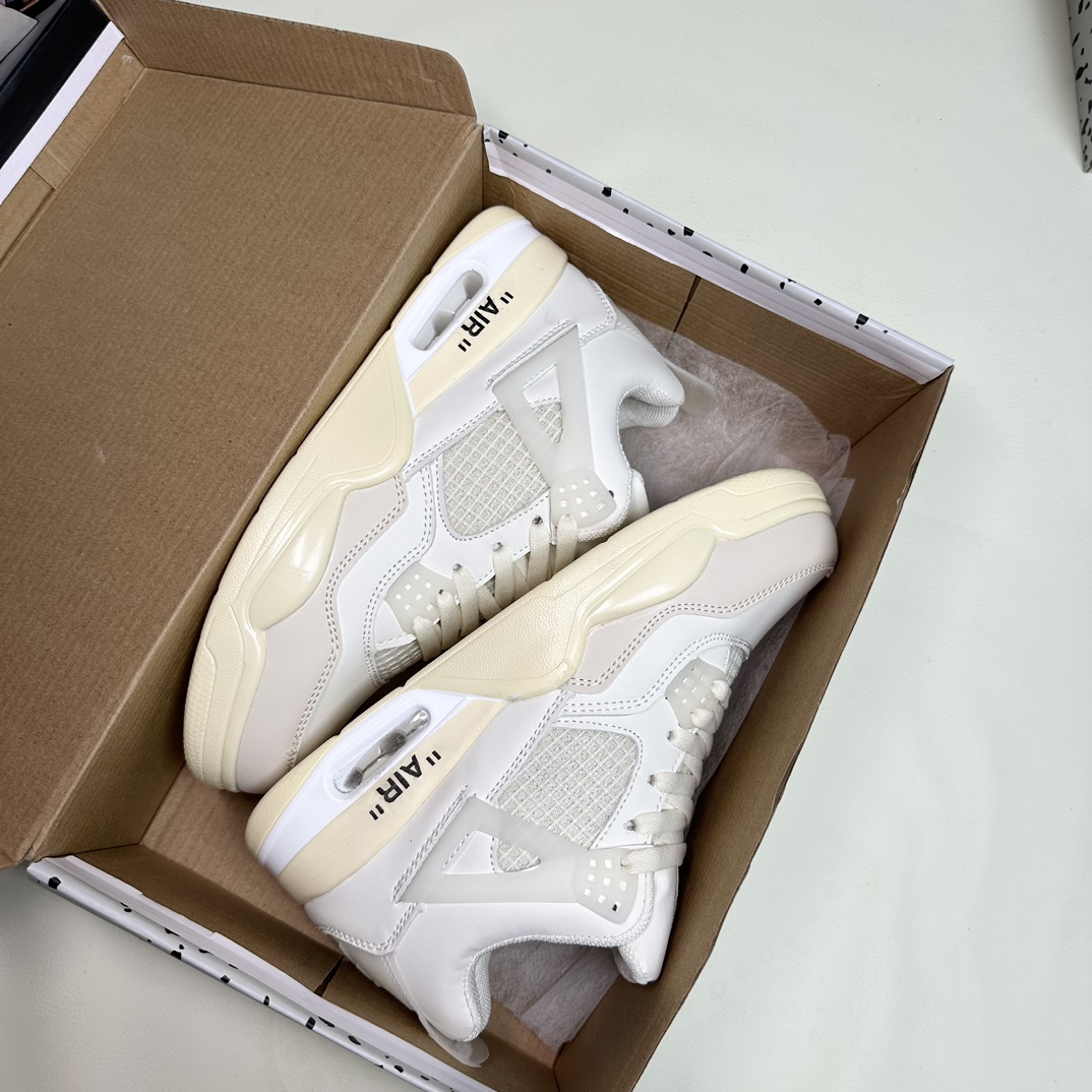  AJ4奶油黄色 码数36-44