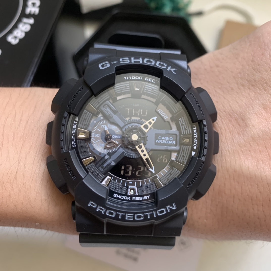 卡西欧  ga-110系列黑武士大实拍图片