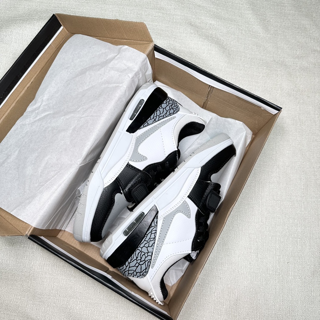 AJ312 Air Jordan 312 Low  白黑烟灰码数size：36～44码