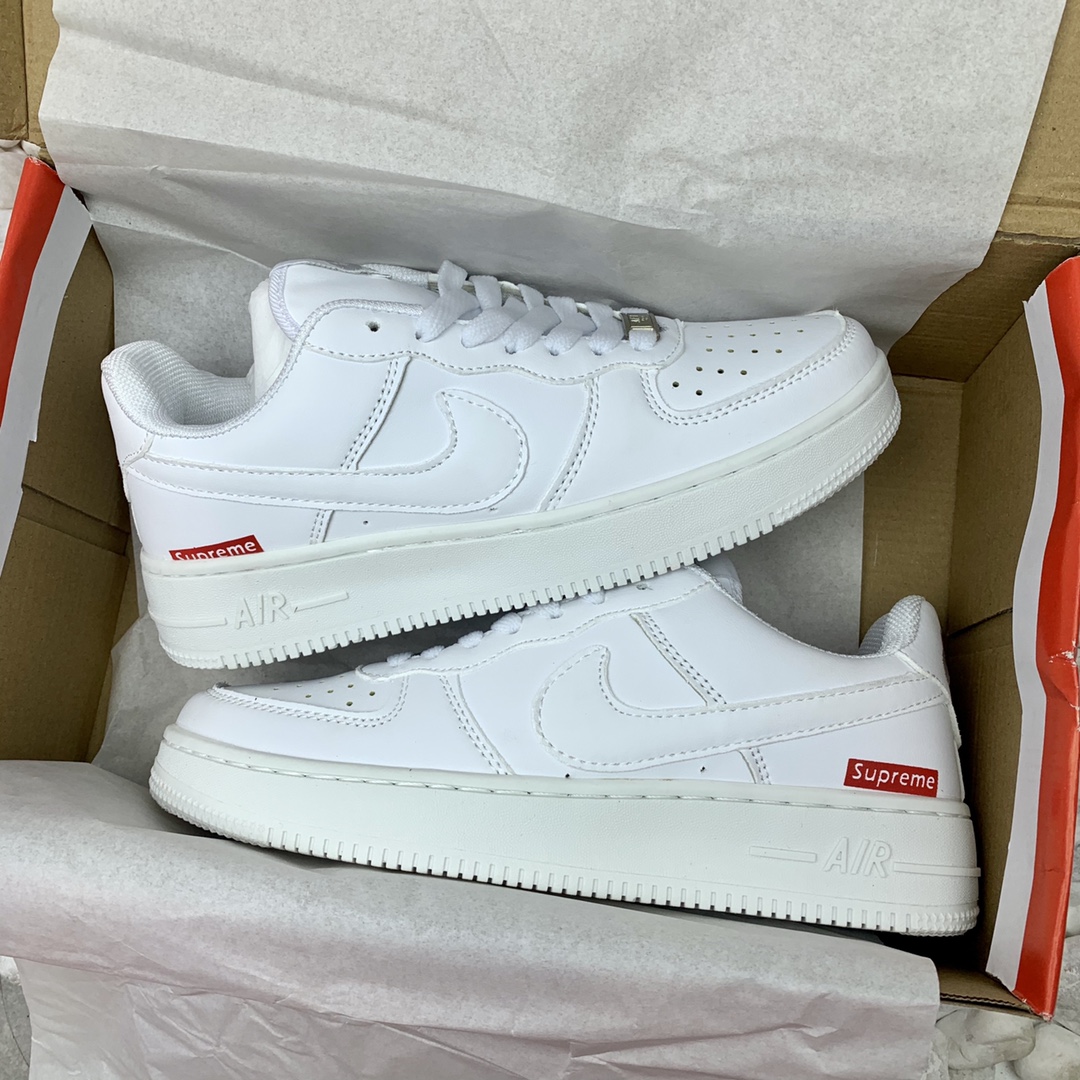  NK Air Force 1 Low AF1 空军一号低帮superme纯白 码数36-44 男女现货 B1