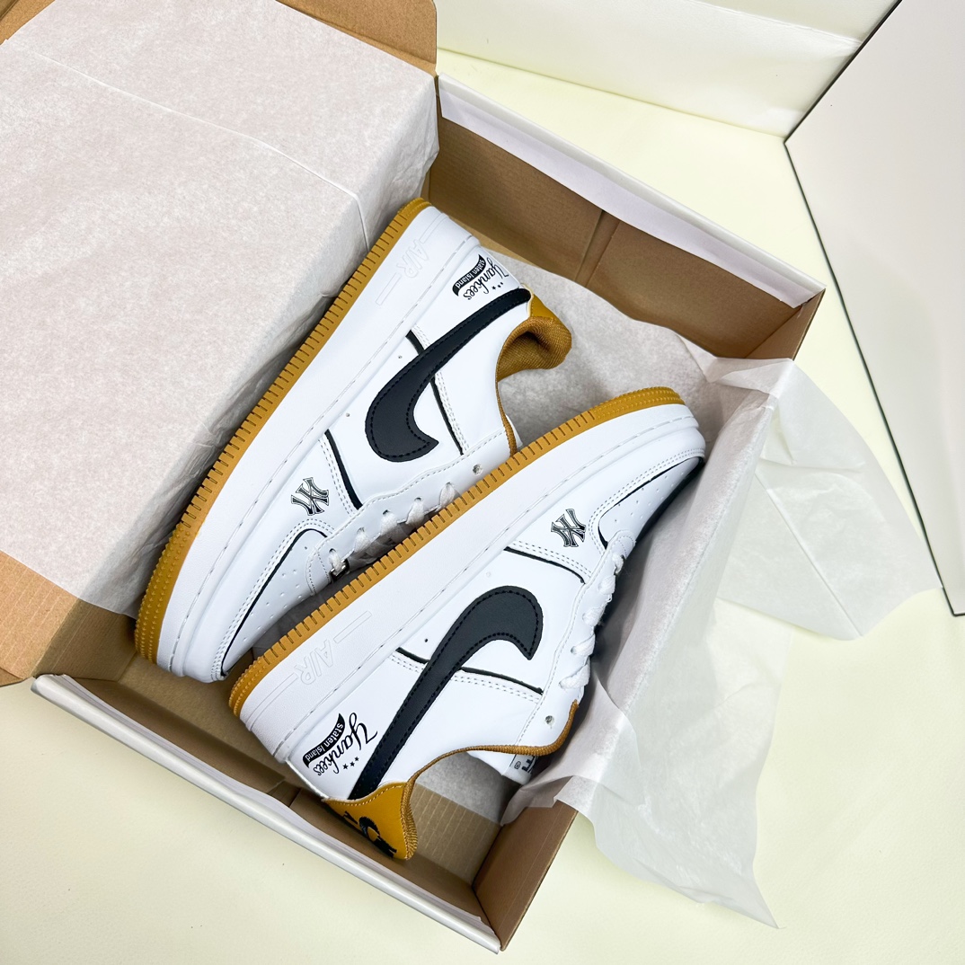 空军一号AF1 NY联名白棕  码数size：36～44码