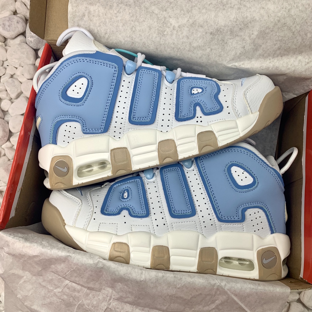  Nike Air More Uptempo 皮蓬 [大AIR]  海盐芝士 36-44码 气垫大底 真皮材质 W1