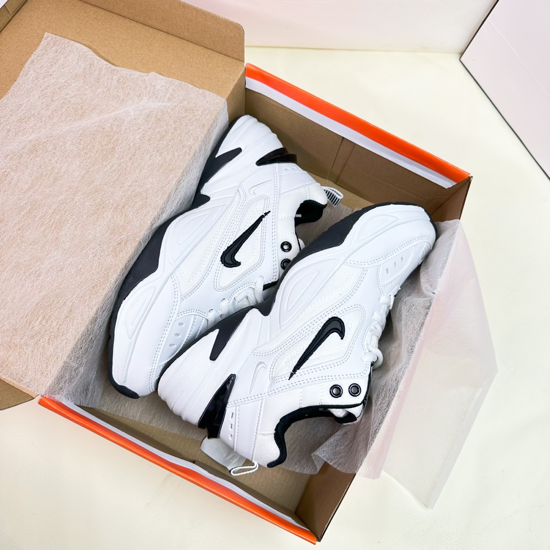  Nike 河北最高版本M2K Tekno老爹鞋 白黑正确版型 图片实拍品质码数size：36～44码