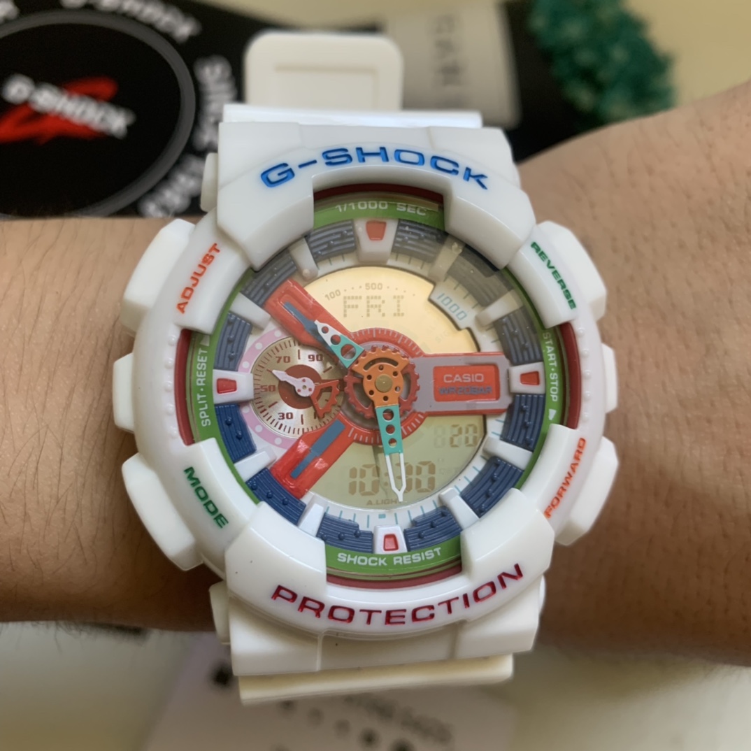 卡西欧  ga-110系列白玩具大实拍图片