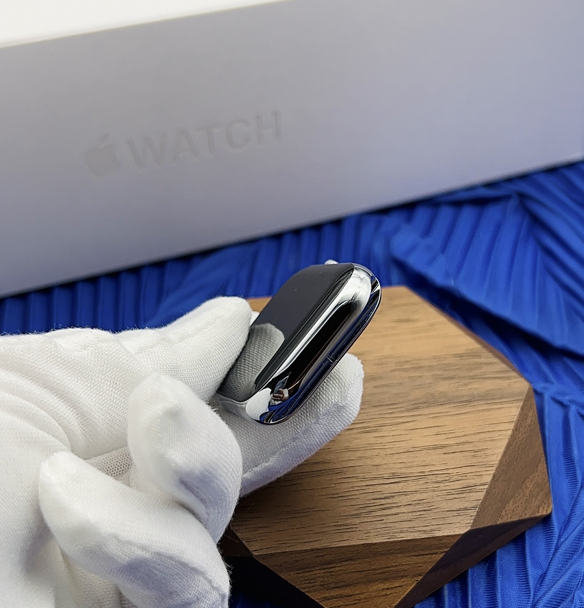 苹果Apple Watch 7代 不锈钢银原装开模 外观看不出假