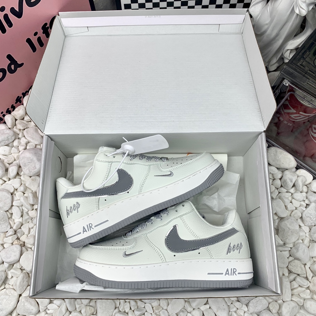  空军时尚银灰 高版本 顶级 厚底 Nike Air Force 1 Low 尺码 36-44 男女现货 N1
