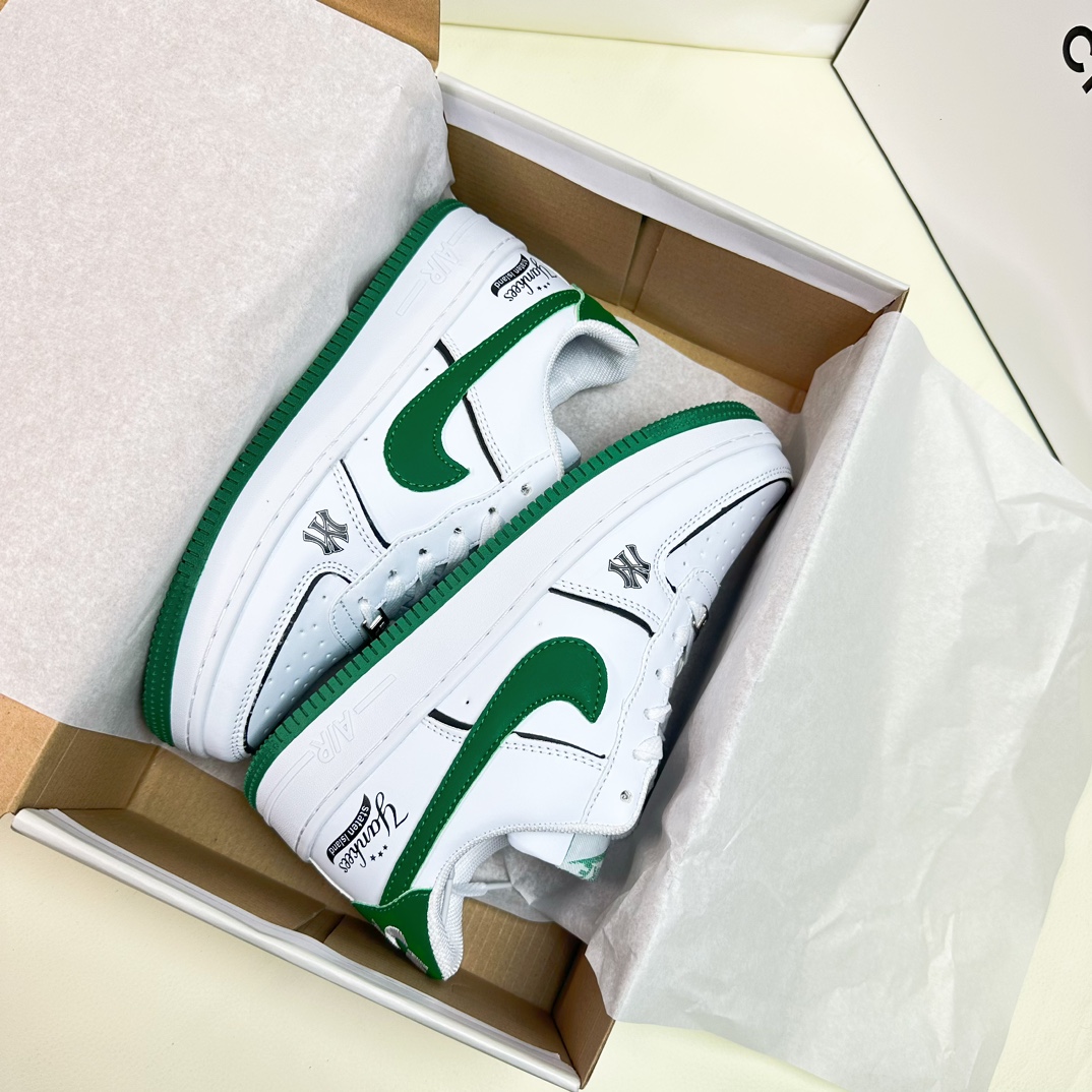 空军一号AF1 NY联名白绿码数size：36～44码