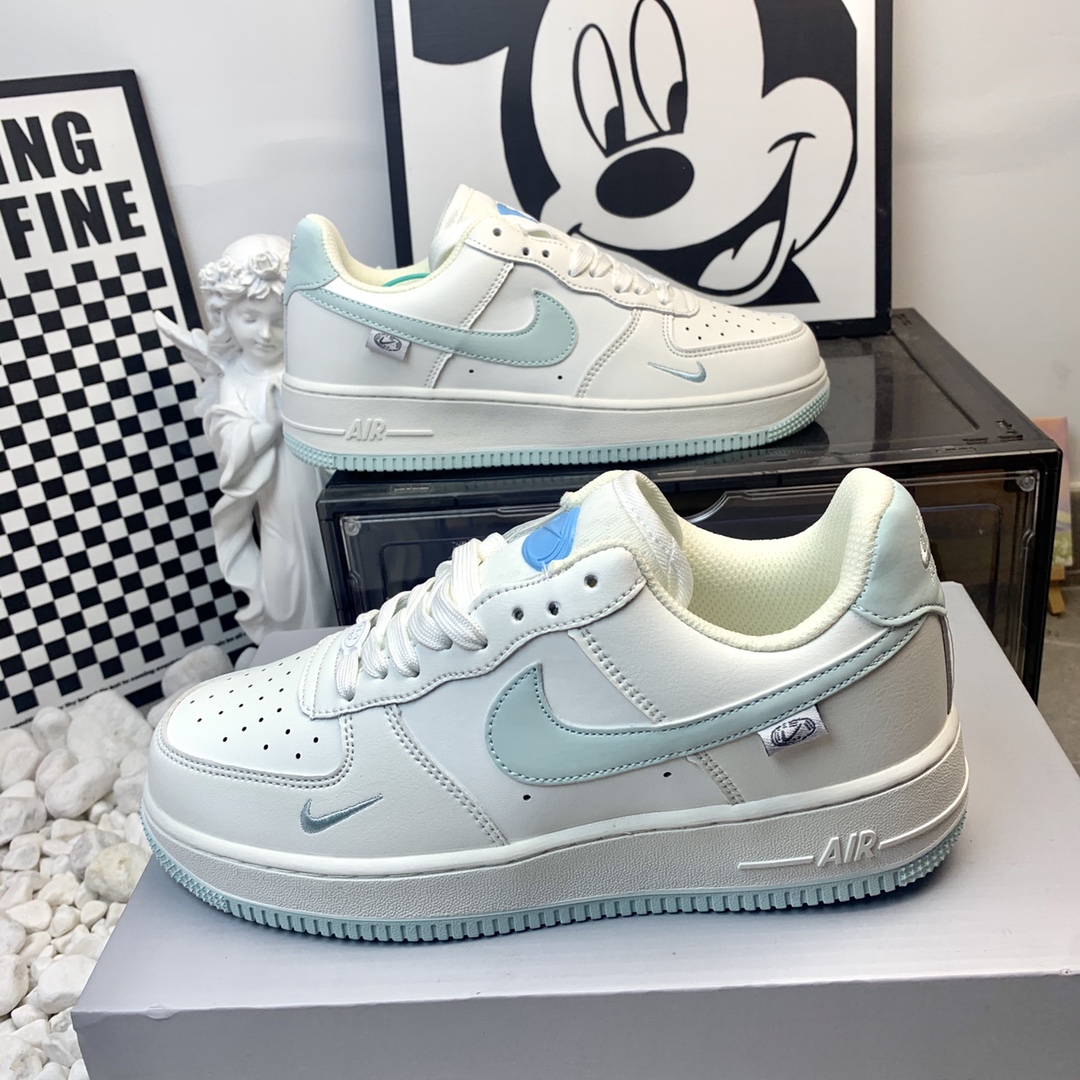 空军一号低帮奶盖海盐蓝 Nike Air Force 1 Low 尺码 36-44 男女现货 A2
