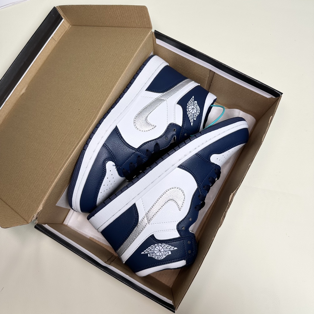  AJ1高帮海军蓝 莆田拉帮工艺码数36-44
