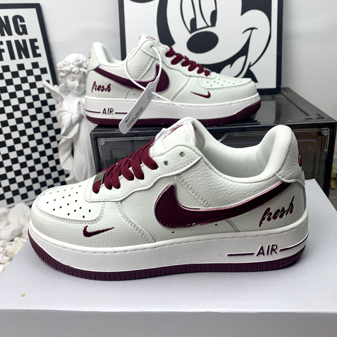  空军一号低帮时尚银红 高版本 顶级Nike Air Force 1 Low 尺码 36-44 男女现货 N1
