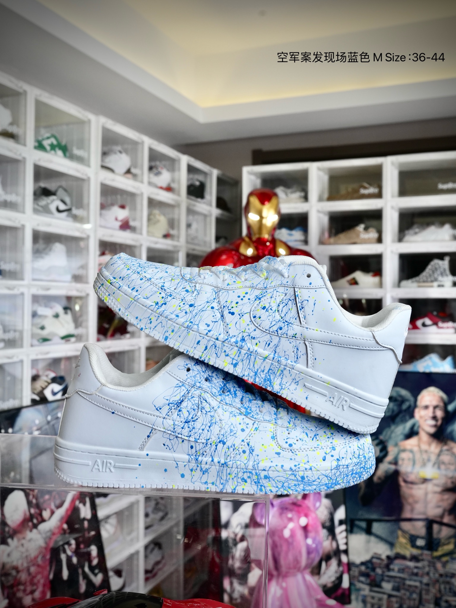  Nike AF1 空军一号 案发现场  月色 尺码36-44 男女款现货。