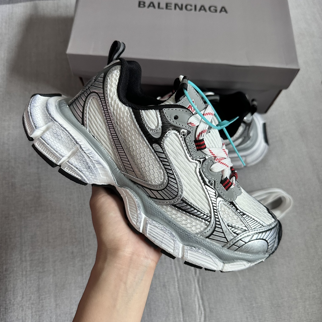 巴黎世家 3xl 做旧老爹鞋银灰色  36-44码 