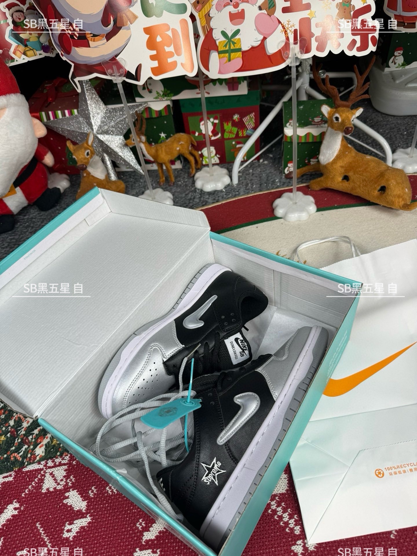  Nike Dunk SB 黑金 尺码36-44 男女码现货