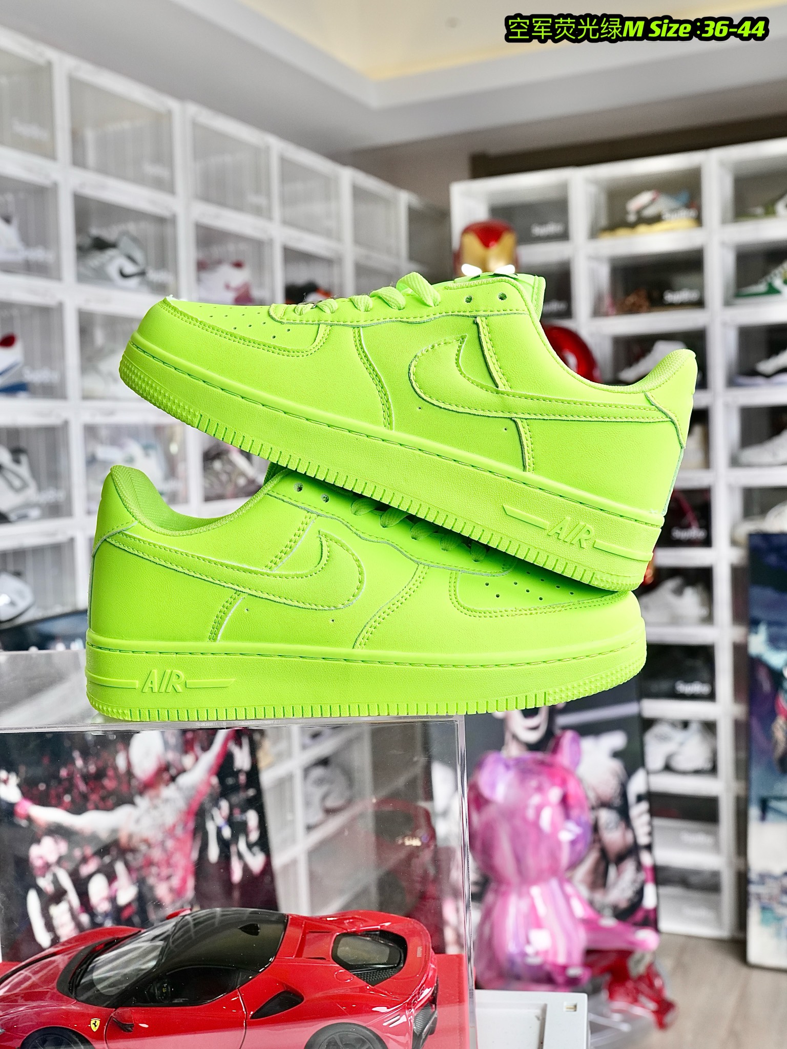 Nike Air Force 1 Low 荧光绿 尺码 36-44 男女现货