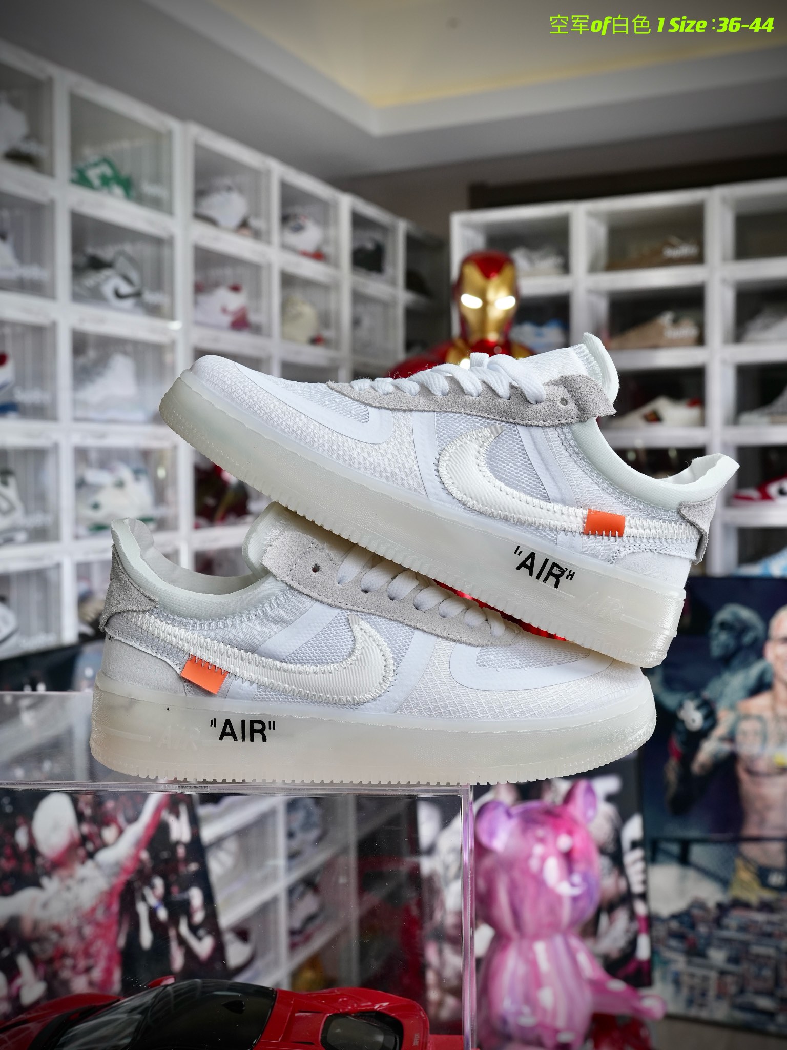  Off-White x Nike Air Force Air Force 1 Low 白色 36-44码 男女现货 送鞋带