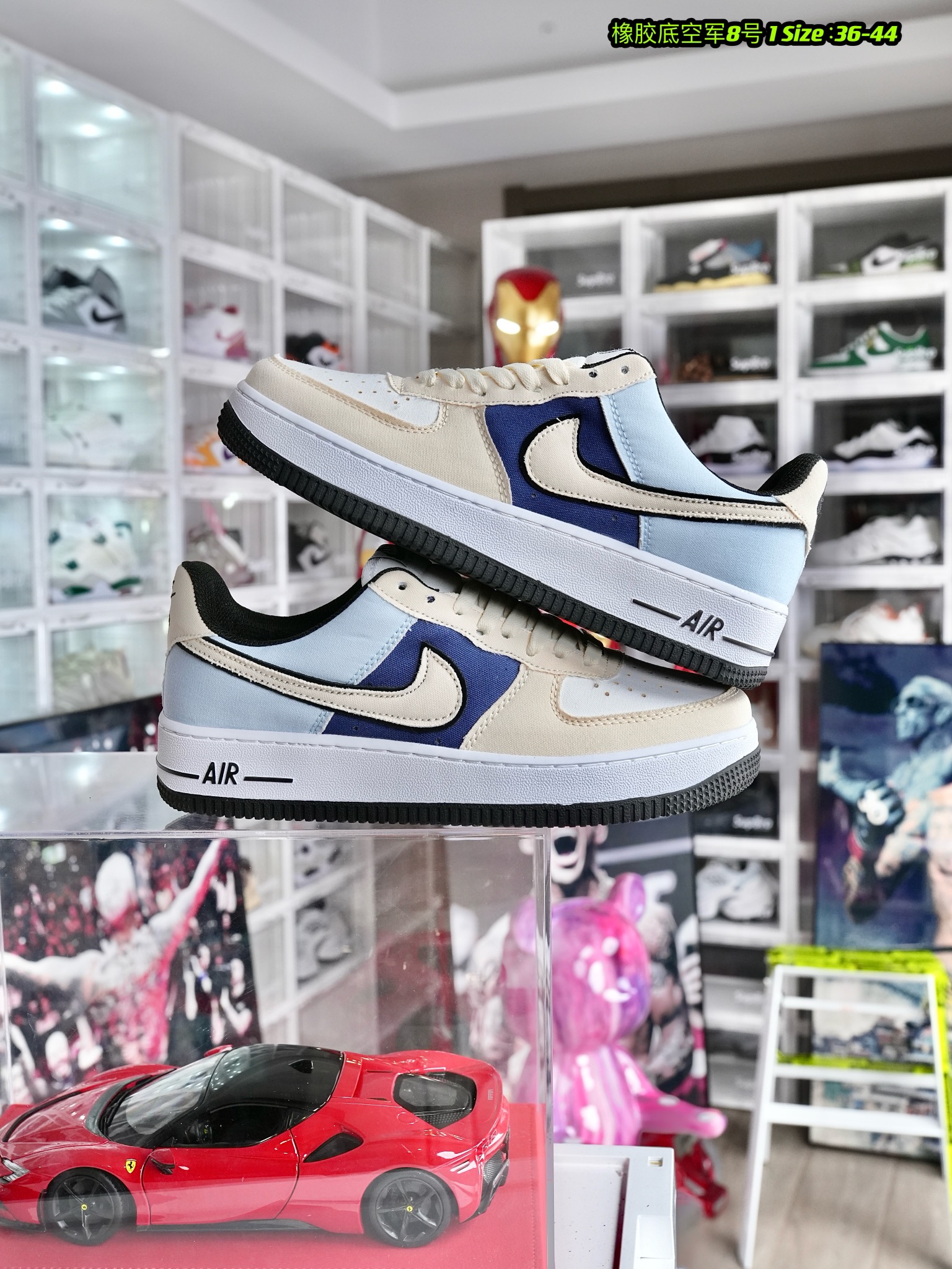Nike Air Force 1 Low 牛仔蓝 尺码：36-44 男女现货
