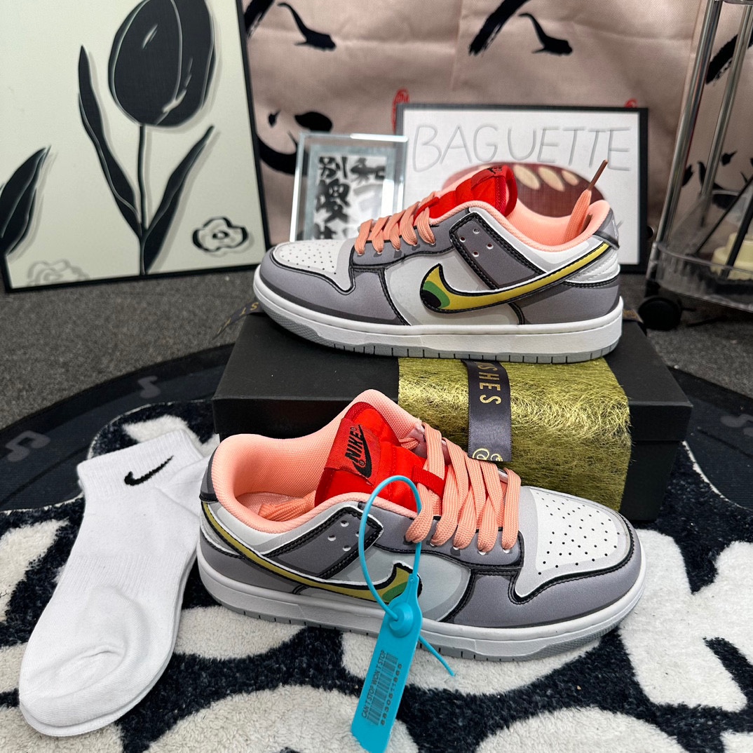  NK Dunk SB Low 二次元手稿 涂鸦 灰色 码数36-44