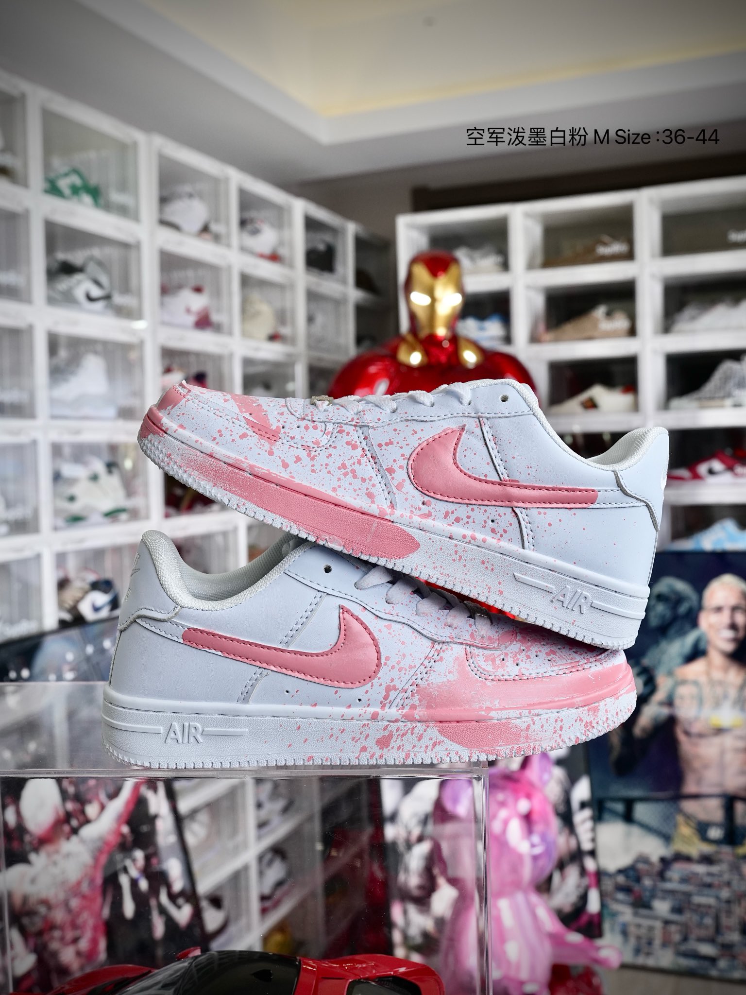  Nike AF1 空军一号 案发现场粉色 尺码36-44 男女款现货。