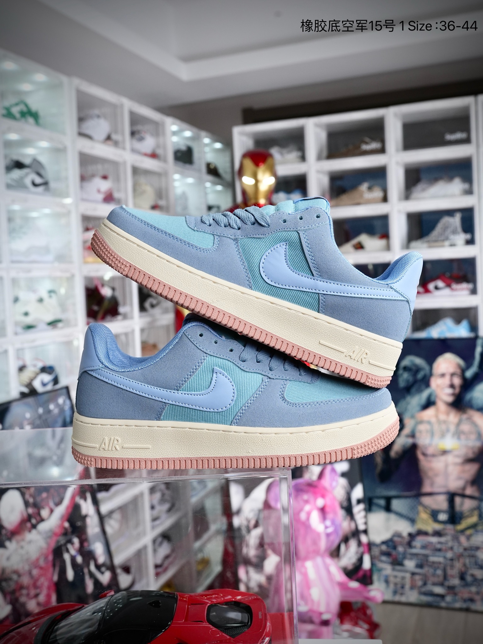  Nike Air Force 1 Low AF1 空军一号 拼接蓝绿 尺码36-44 男女现货