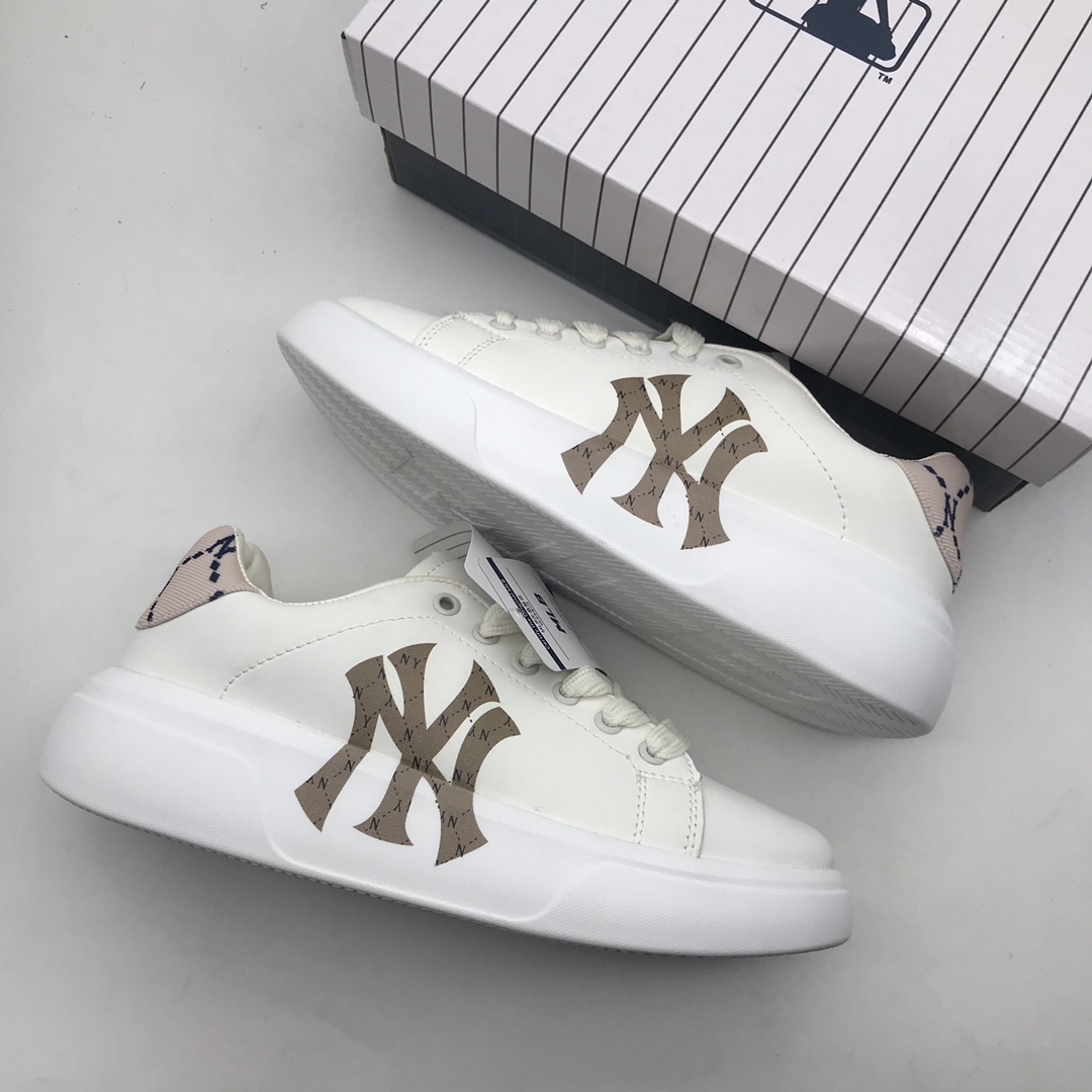 MLB厚底白棕   size36-44  现货