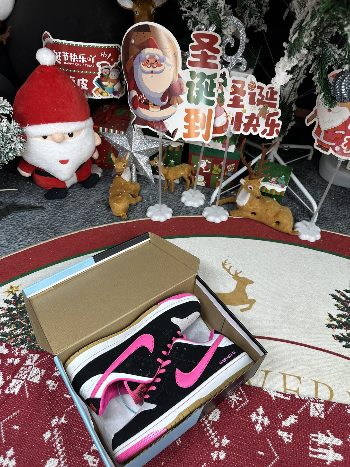  Nike Dunk SB黑粉 尺码36-44 自带气垫 男女码现货