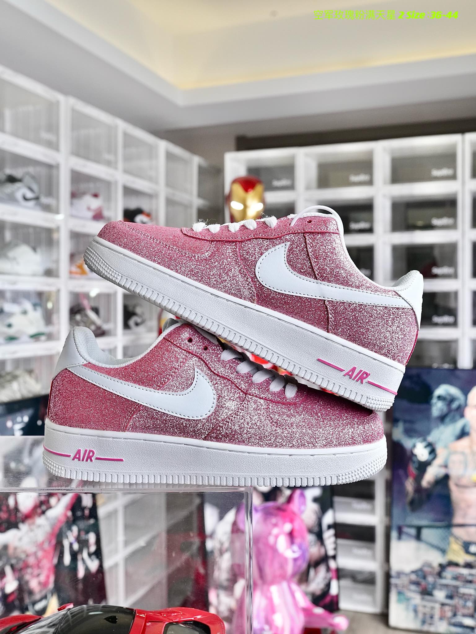 Nike AF1 空军一号 满天星浅粉 尺码36-40 女码现货