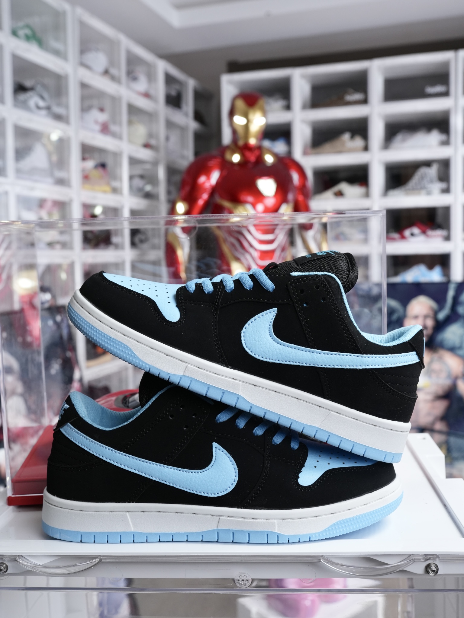 Nike Dunk SB黑蓝 尺码36-44 自带气垫 男女码现货