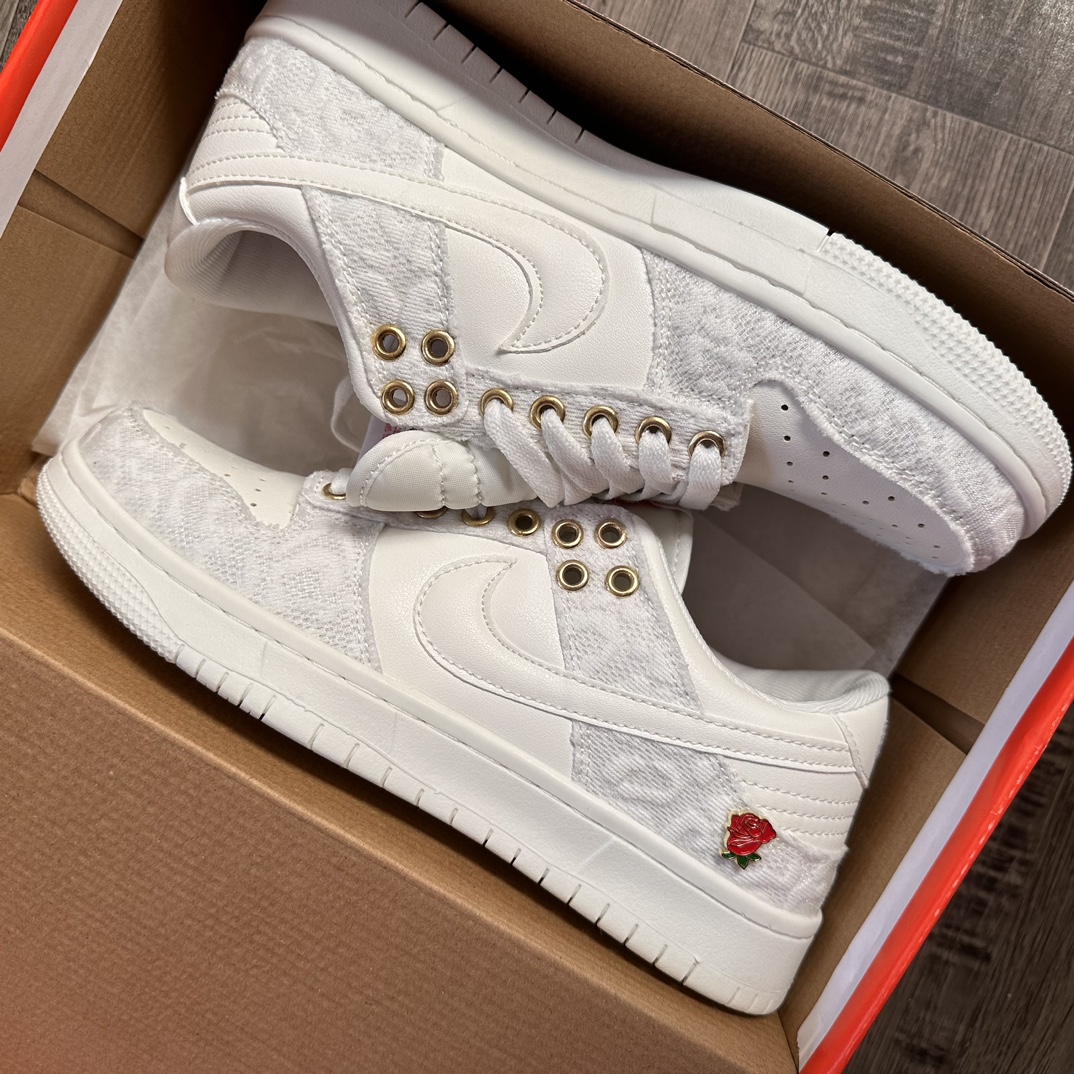  NIke SB Dunk Low 36-44 白玫瑰 男女现货