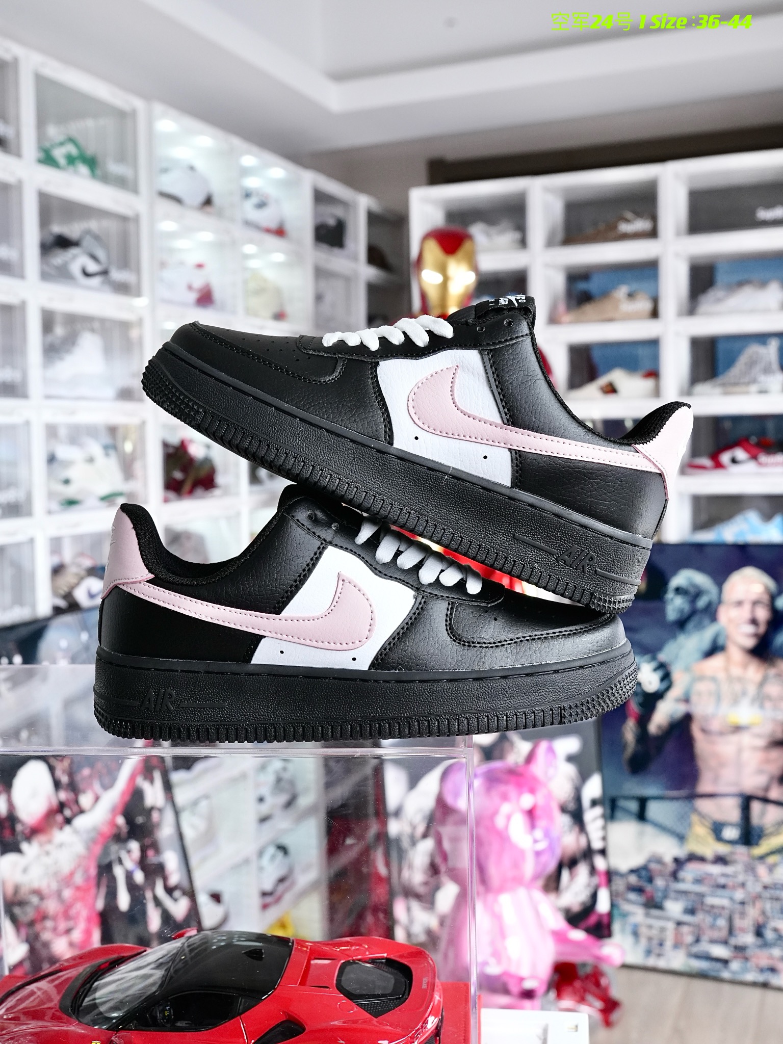  Nike Air Force 1 Low AF1 空军一号 白黑粉 尺码36-44 男女现货
