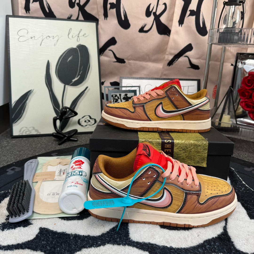  NK Dunk SB Low 二次元手稿 涂鸦 棕色 码数36-44