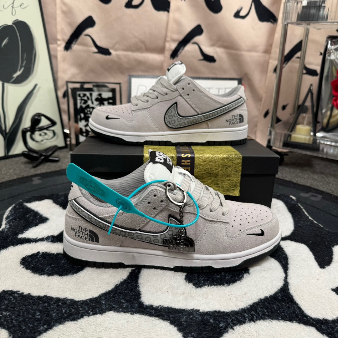 NK Dunk SB Low 北面联名 灰色 码数36-44 男女现货