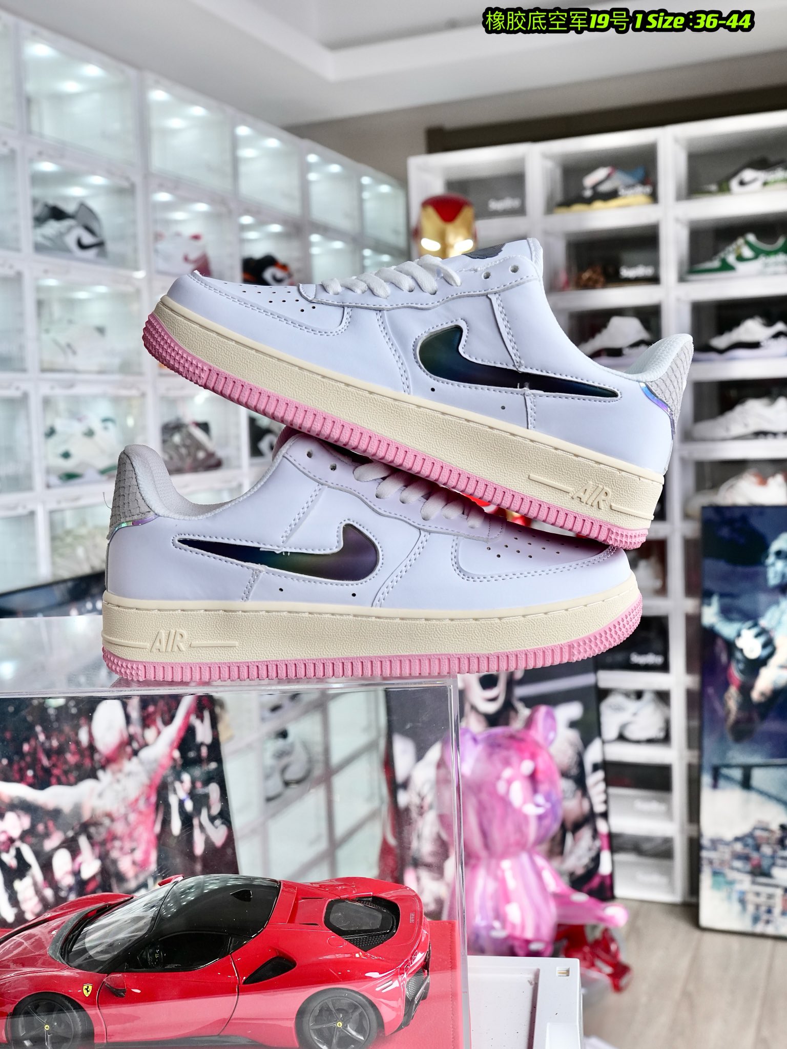 Nike Air Force 1 Low 白银 尺码：36-44 男女现货