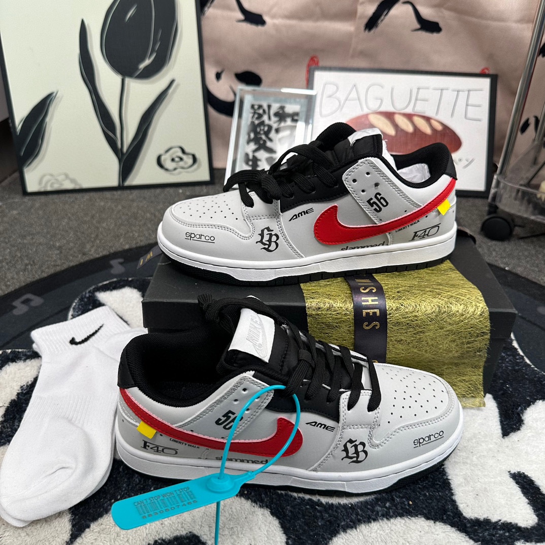  NK Dunk SB Low 白灰红 码数36-44