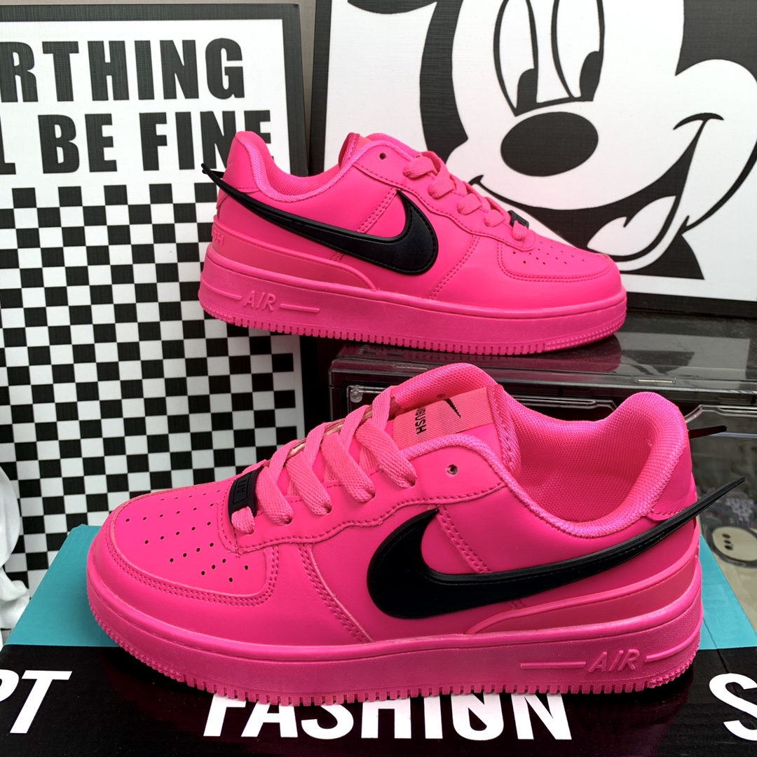  Nike Air Force 1 Low 空军一号低帮 长勾联名 粉色 码数36-44 男女现货