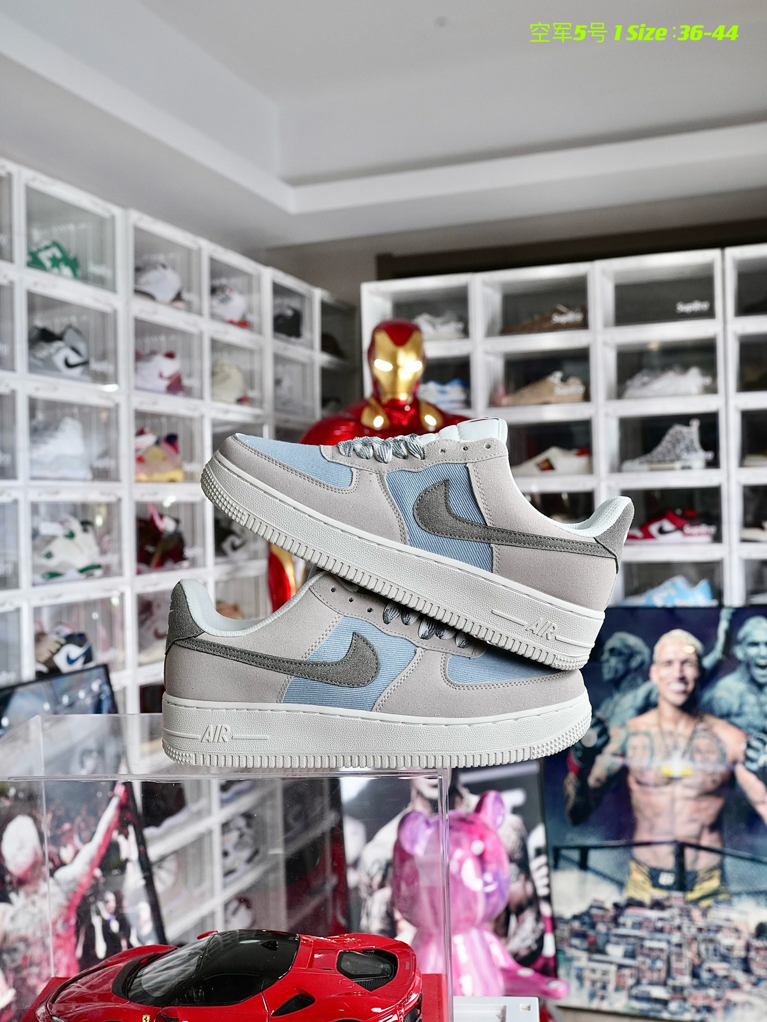  Nike Air Force 1 Low AF1 空军一号 灰棕兰 尺码36-44 男女现货