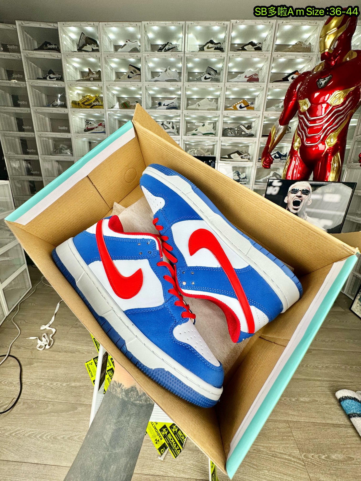 Nike Dunk SB白蓝红  尺码36-44 男女码现货
