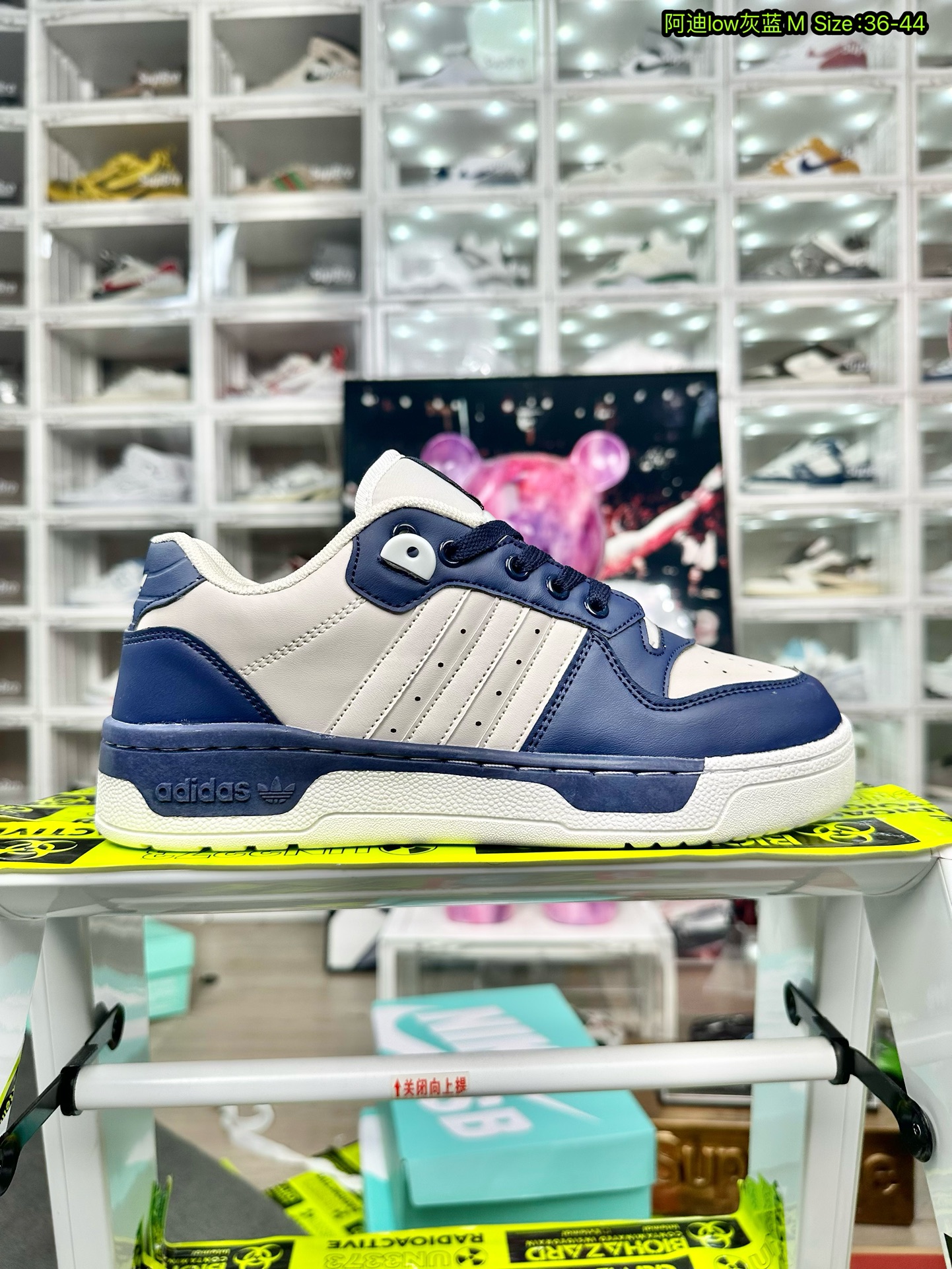  Adidas 阿迪达斯 阿迪 low 灰蓝 尺码36-44 男女码现货